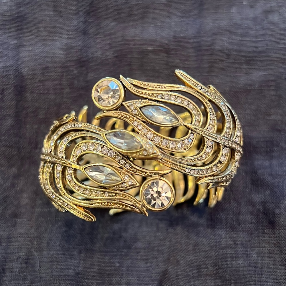 Rhinestone Beaded cuff
